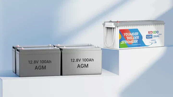 2 100ah lithium batteries vs 1 200ah lithium battery
