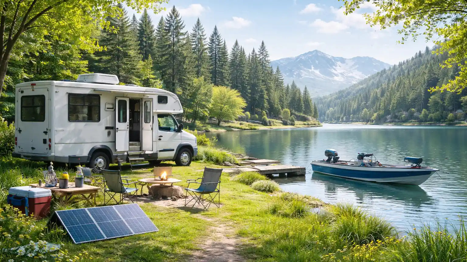 Guide to Power Spring RV Camping & Fishing Trips
