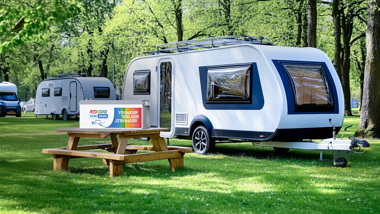 what battery for travel trailer campers