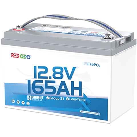 Redodo 12V 165Ah Group 31 Bluetooth Battery