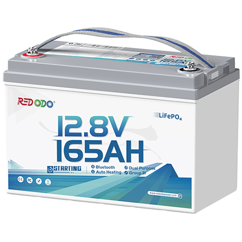 12V 165Ah bluetooth Group 31 LiFePO4 battery
