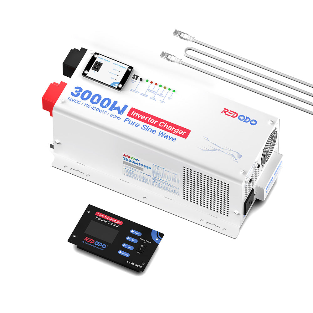 Redodo 3000W Pure Sine Wave Inverter Charger