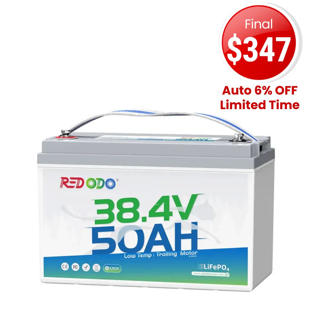 ⚡【Sale-Final $347】 Redodo 36V 50Ah Lithium Trolling Motor Battery for 36V Trolling Motors with 100-120 lbs