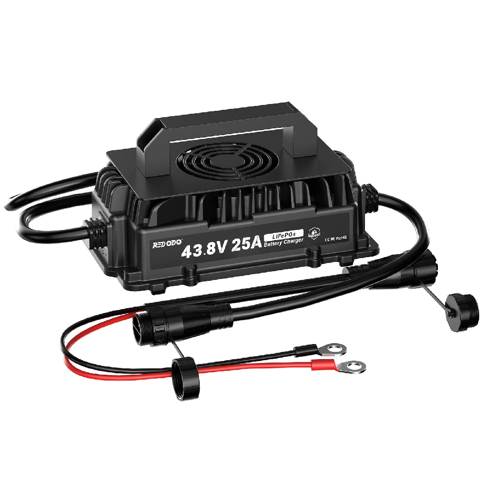Redodo 43.8V 25A Lithium Battery Charger for 36V LiFePO4 Battery