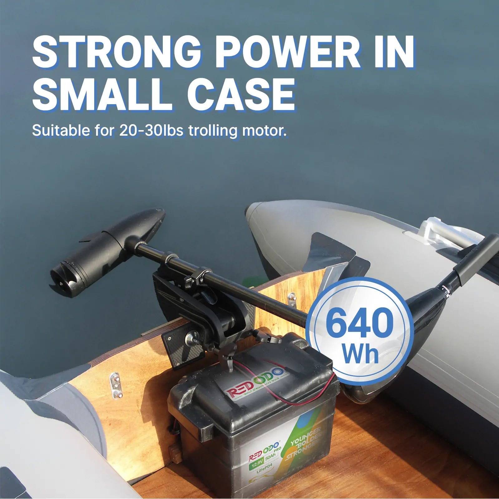 Redodo 12V 50Ah Lithium Battery: Portable Lightweight Power Bank