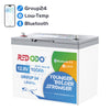 【Like New】Redodo 12V 100Ah Group 24 Bluetooth LiFePO4 Battery | Real-Time Battery Monitoring | For RV, Marine, Solar