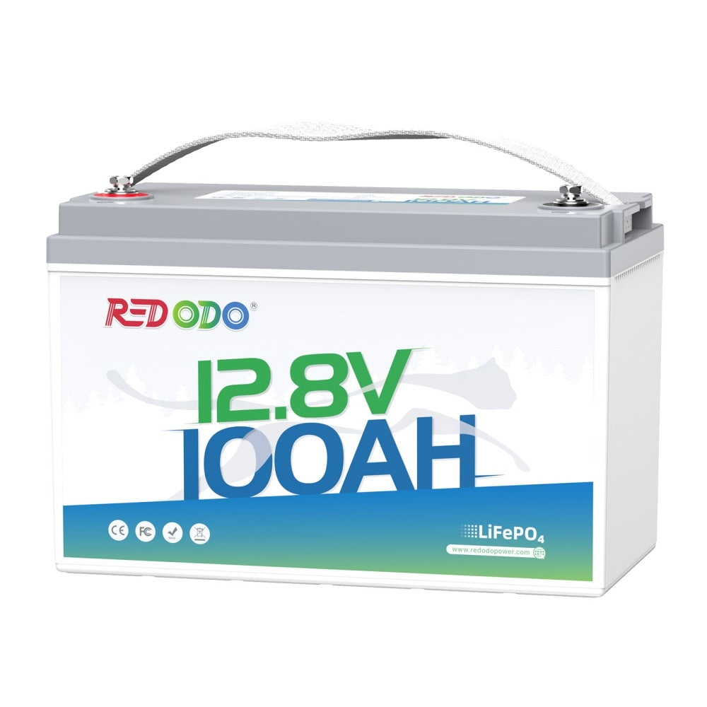 【$164 After Subscription】Redodo 12V 100Ah LiFePO4 Lithium Battery | Best Budget | For RV, Solar, Trolling Motor