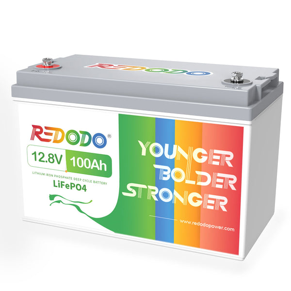 【Like New】Redodo 12V 100Ah LiFePO4 battery | 1.28kWh & 1.28kW Redodo Power