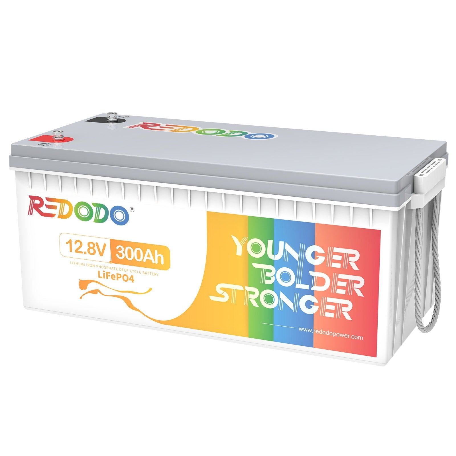 【Like New】Redodo 12V 300Ah LiFePO4 Battery | 3.84kWh & 2.56kW Redodo