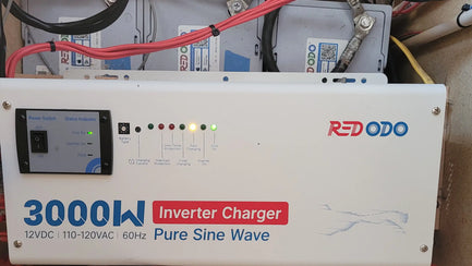 Upgrade My Houseboat Solar with Redodo 100Ah Bluetooth LiFePO4 & Inverter