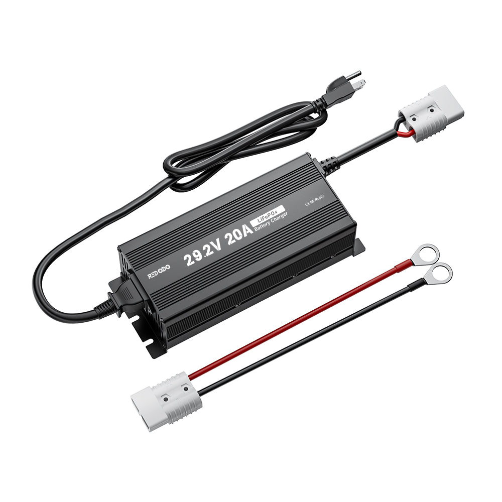 Redodo 24V 20A Mini LiFePO4 battery charger