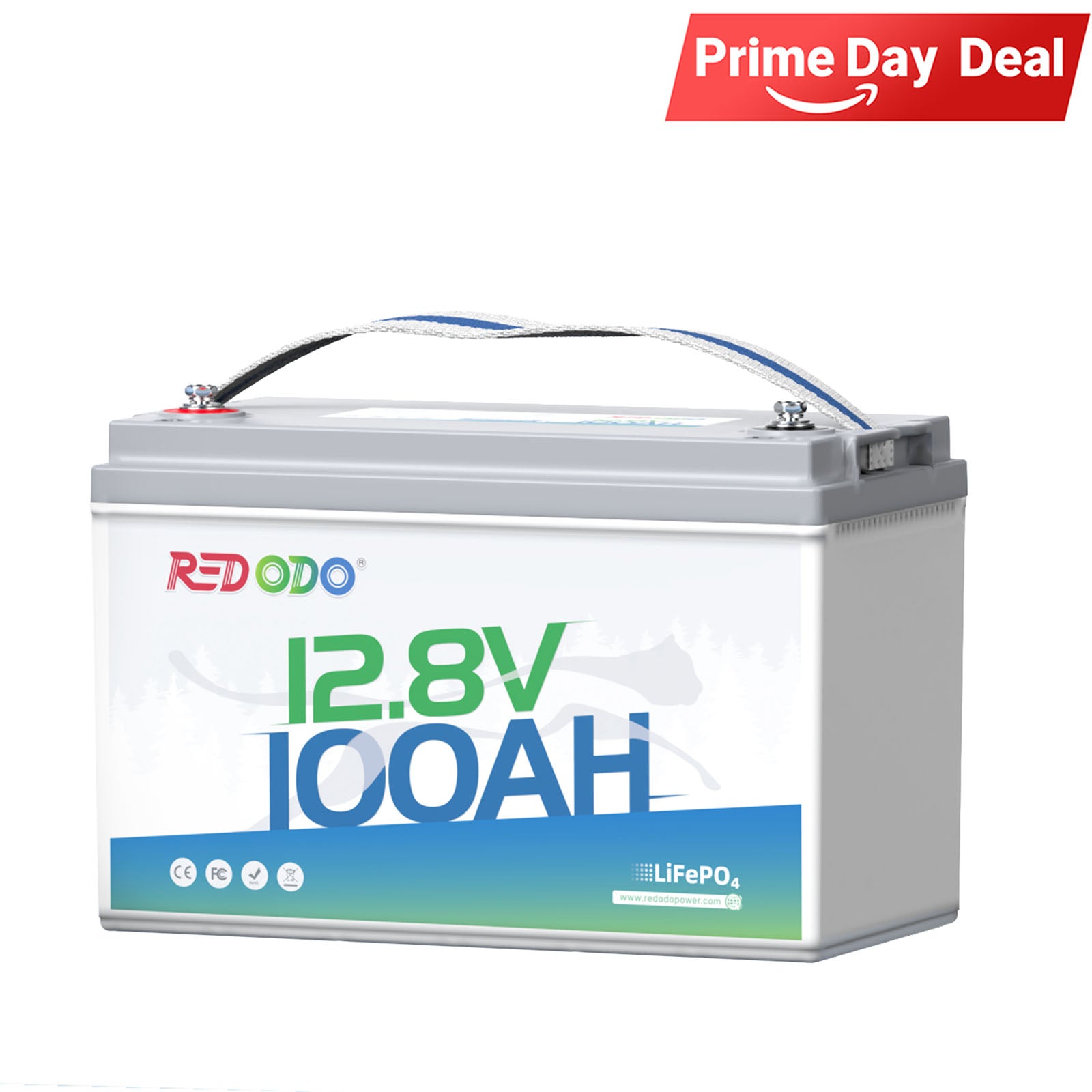 ⚡[$187 after Sign-Up] Redodo 12V 100Ah LiFePO4 Lithium Battery | Best Budget | For RV, Solar, Trolling Motor
