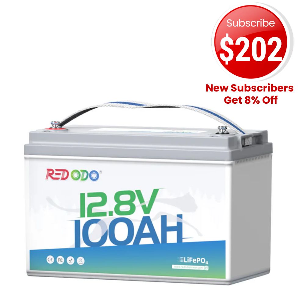 🔥【Extended Deal】Redodo 12V 100Ah LiFePO4 Lithium Battery | Best Budget | For RV, Solar, Trolling Motor