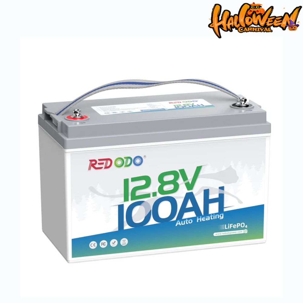 【Final $228】Redodo 12V 100Ah Self-Heating Lithium Battery | For RV, Boats, and Solar Home Systems