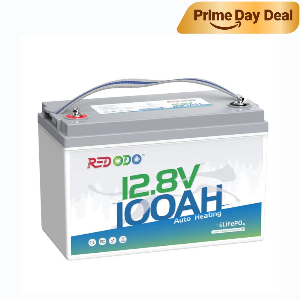 ⚡[Now $227] Redodo 12V 100Ah Self-Heating Lithium Battery | For RV, Boats, and Solar Home Systems