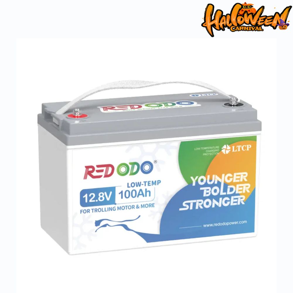 【Flash Price $193】 Redodo 12V 100Ah Lithium Trolling Motor Battery With Low Temp Protection