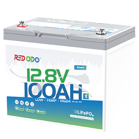 12V 100Ah Group 24 Bluetooth lithium battery