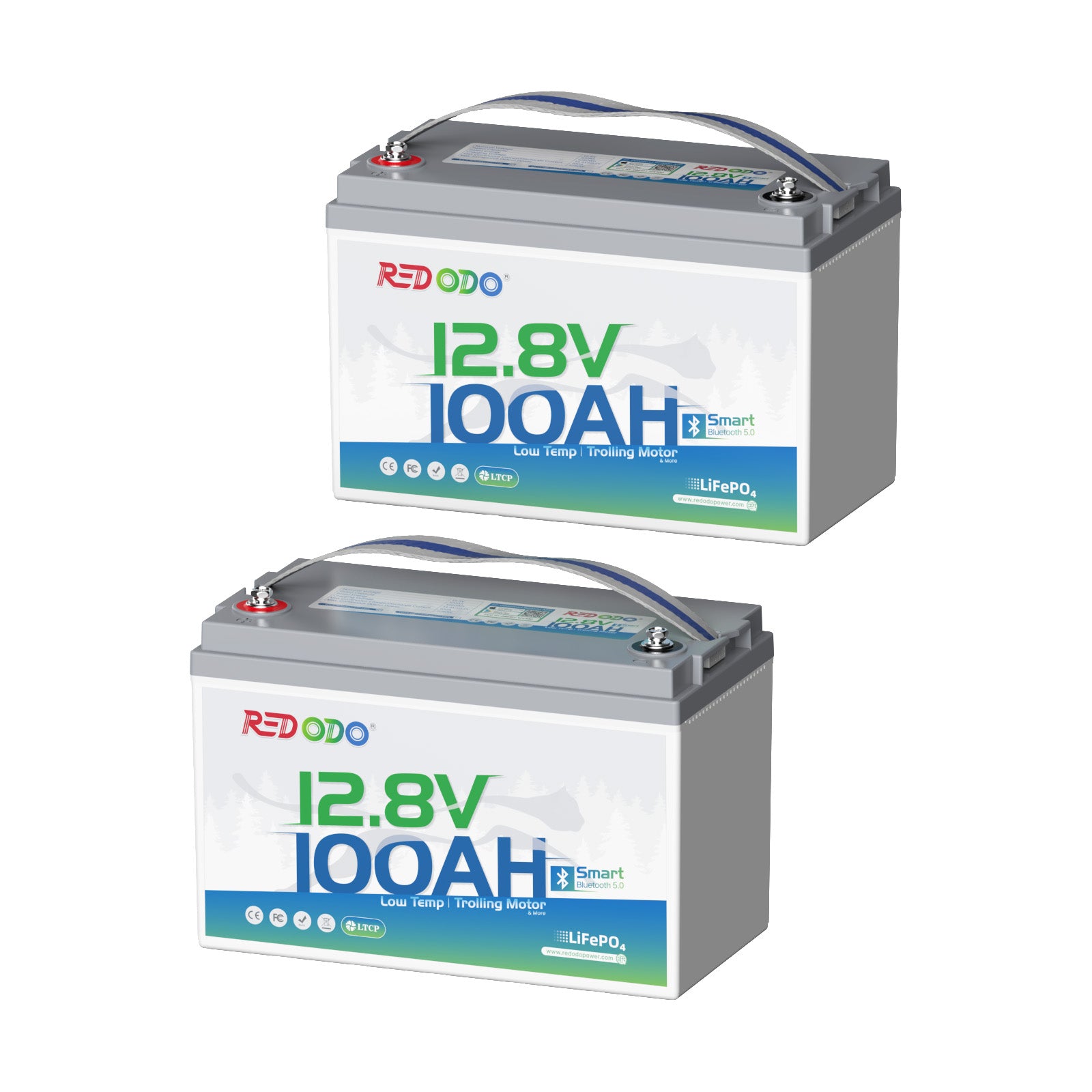 2 Pack Smart Bluetooth Group 31 battery from Redodo