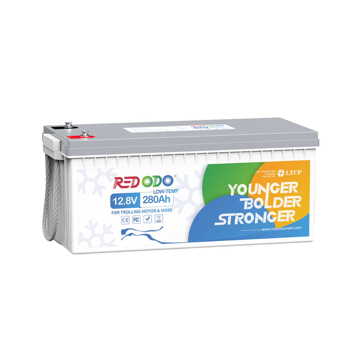 Redodo 12V 280Ah LiFePO4 Lithium Battery | Low Temp Protection | For RV, Marine, Solar