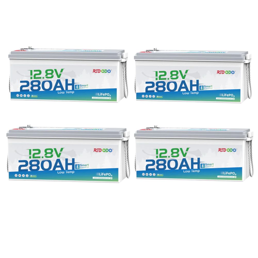 ⚡[$487 after Sign-Up] Redodo 12V 280Ah Bluetooth Lithium Battery | Low Temp Protection | For RV, Marine, Solar