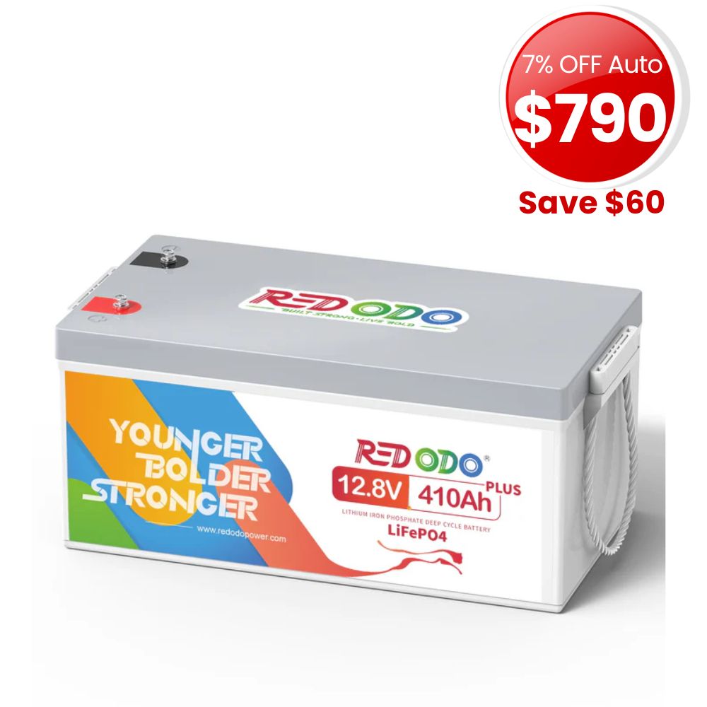 🔥[Final $790] Redodo 12V 410Ah Lithium LiFePO4 Battery | King of Power | Marine, RV, Solar Home
