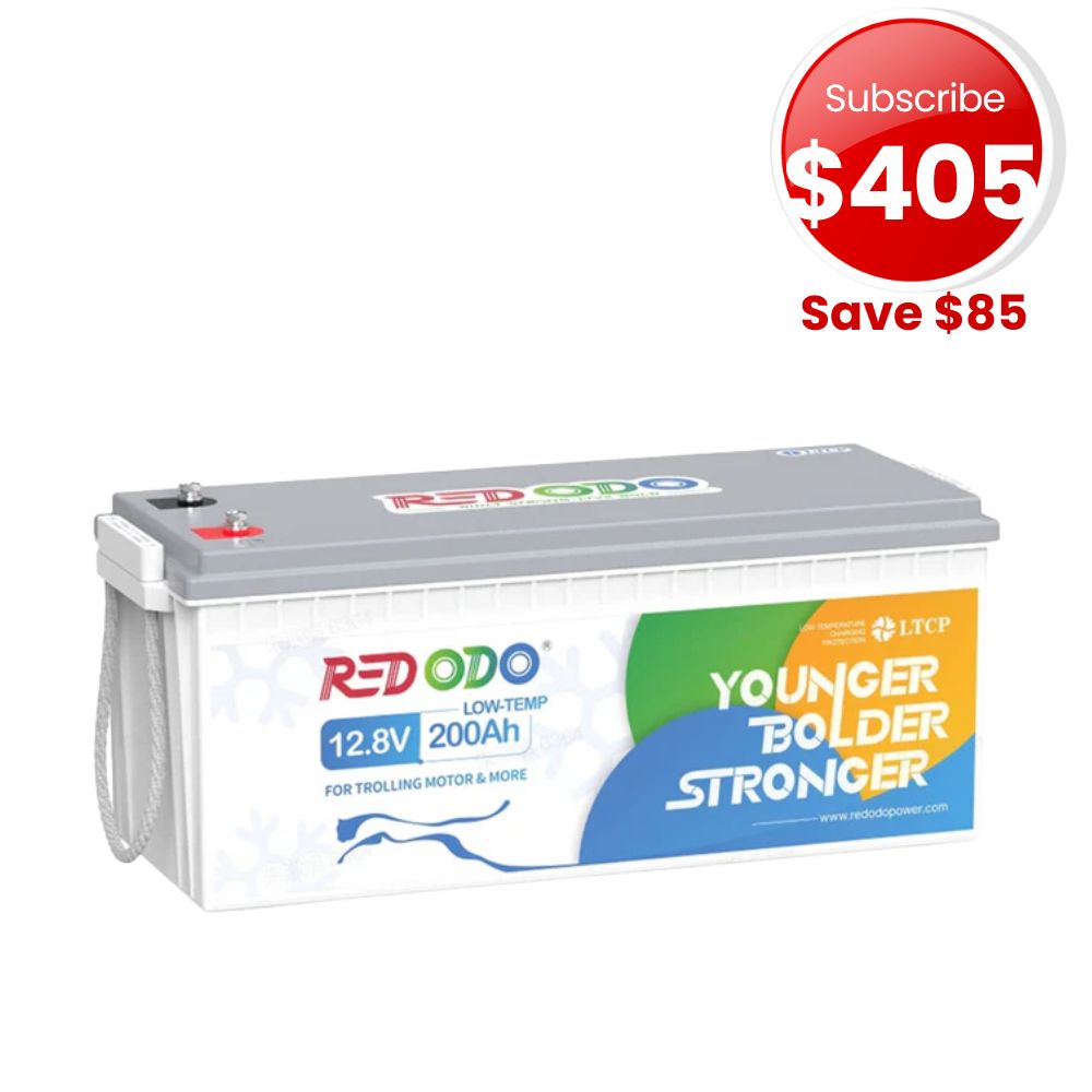 🔥[SALE-$405 After Subscribe] Redodo 12V 280Ah LiFePO4 Lithium Battery | Low Temp Protection | For RV, Marine, Solar