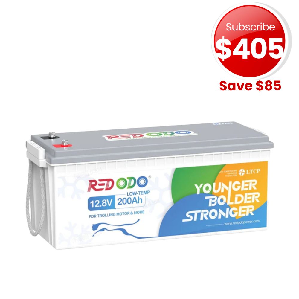 🔥[SALE-$405 After Subscribe] Redodo 12V 280Ah LiFePO4 Lithium Battery | Low Temp Protection | For RV, Marine, Solar