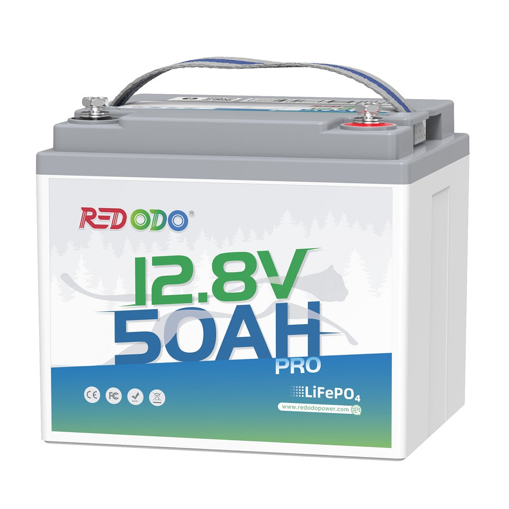 Redodo 12V 50Ah LiFePO4 Lithium Battery | Lightweight, 4000+ Redodo 12V 50Ah LiFePO4 Lithium Battery | Lightweight, 4000+