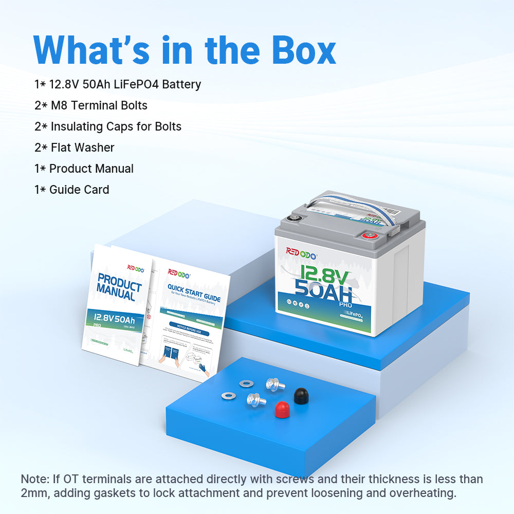 12V 50Ah battery unboxing