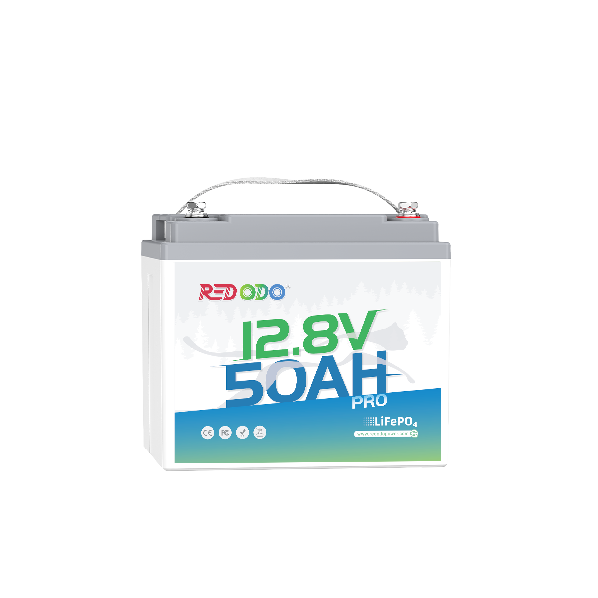 Redodo 12V 100Ah TM LiFePO4 Battery – Low Temp Cut-off, 4000+ Cycles, BMS, For Trolling Motor/RV