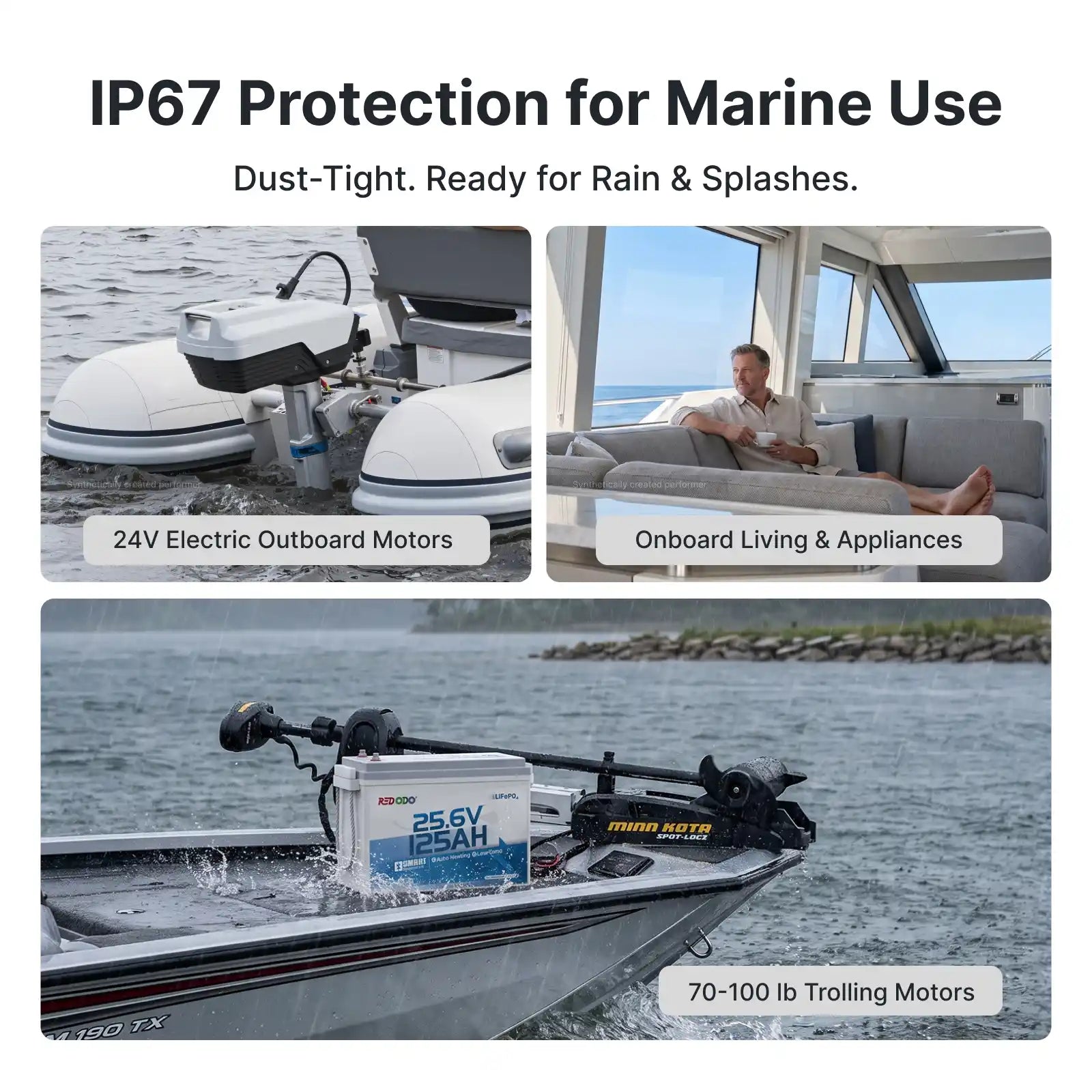 【Pre-Order】Redodo Apex Mini 24V 125Ah Deep Cycle LiFePO4 Battery with Bluetooth, Self-Heating | For 24V Trolling Motor, RV, Marine & Off-Grid Systems