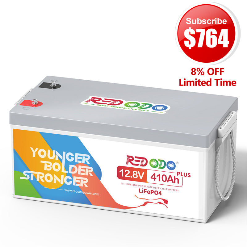 🔥【Subscribe for $764】Redodo 12V 410Ah Lithium LiFePO4 Battery | King of Power | Marine, RV, Home Backup