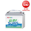🔥【Subscribe for $147】Redodo 12V 50Ah Bluetooth Battery for Trolling Motors (Up to 70lb Thrust)
