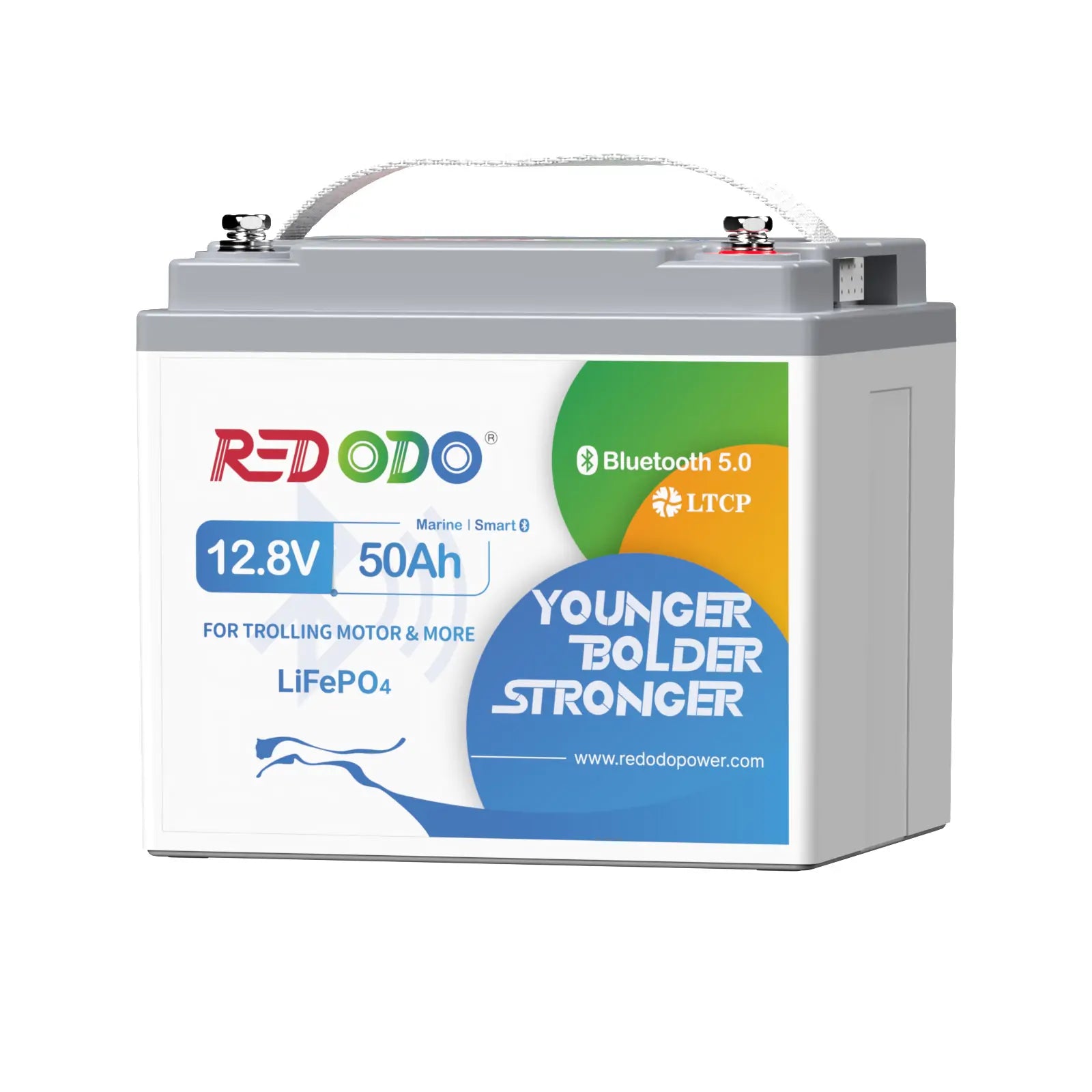 12V 50Ah LiFePO4 lithium battery with bluetooth