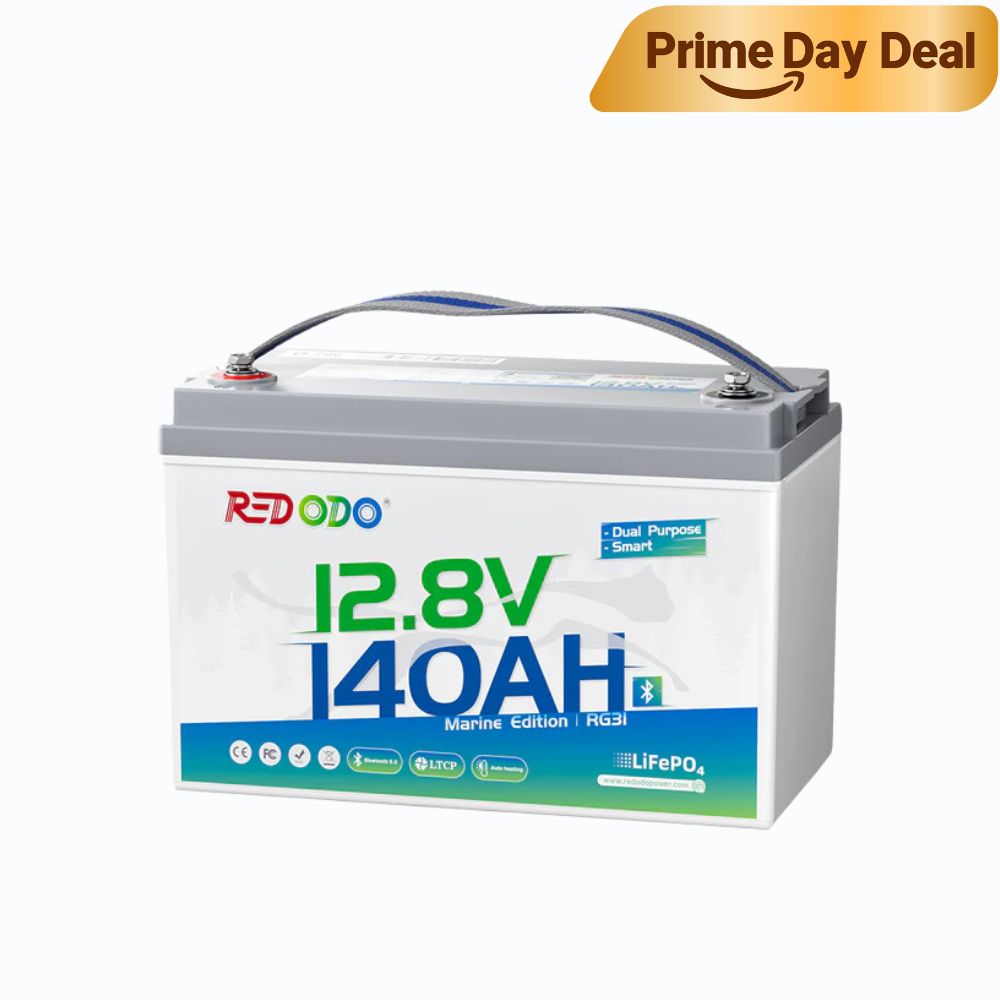 ⚡[Now $451] Redodo 12V 140Ah Dual Purpose Marine Battery, 1000 CCA | For Marine, Trolling Motor, RV