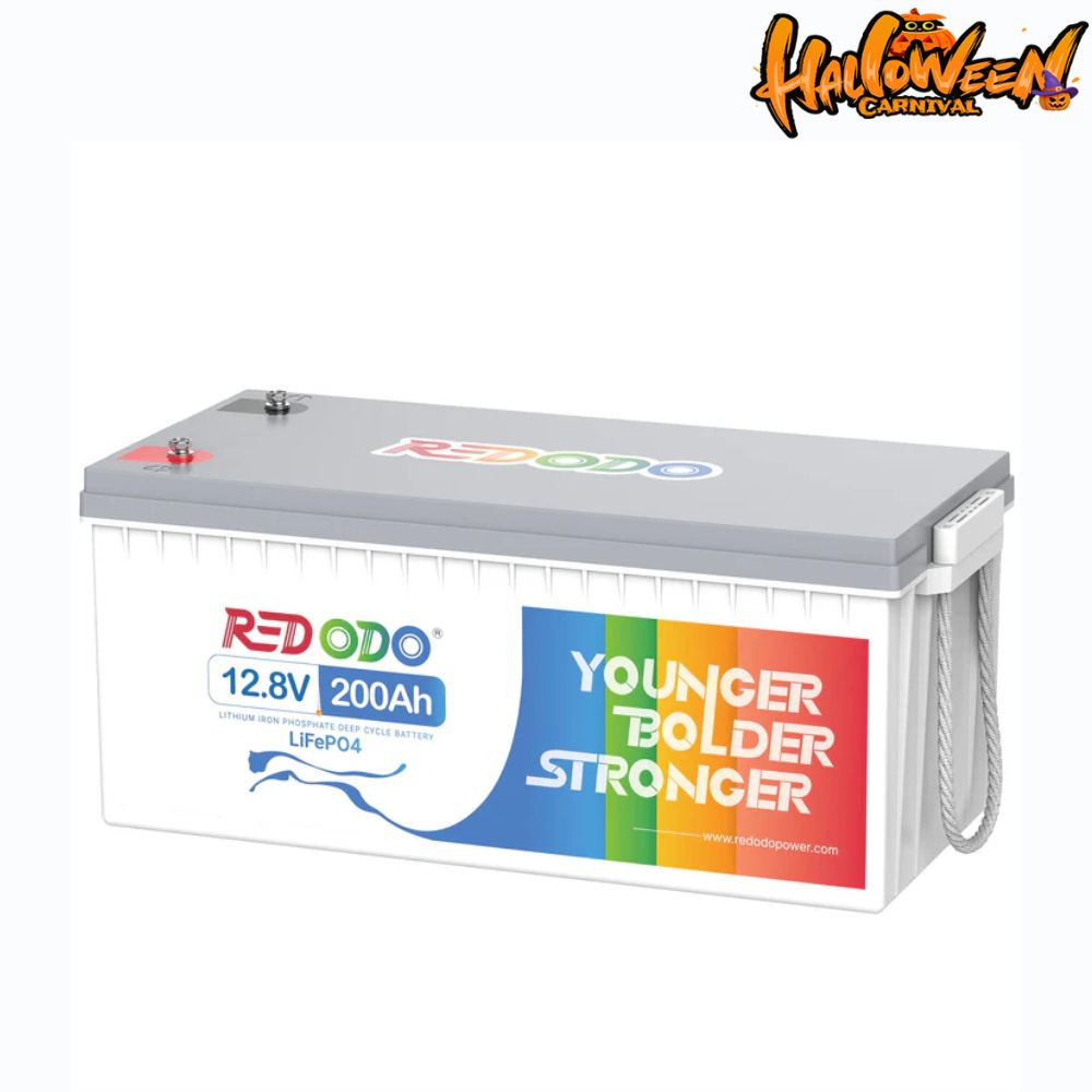 【Final $332】Redodo 12V 200Ah Lithium LiFePO4 Battery | 1280W Load Power | For RV, Solar, Off-Grid