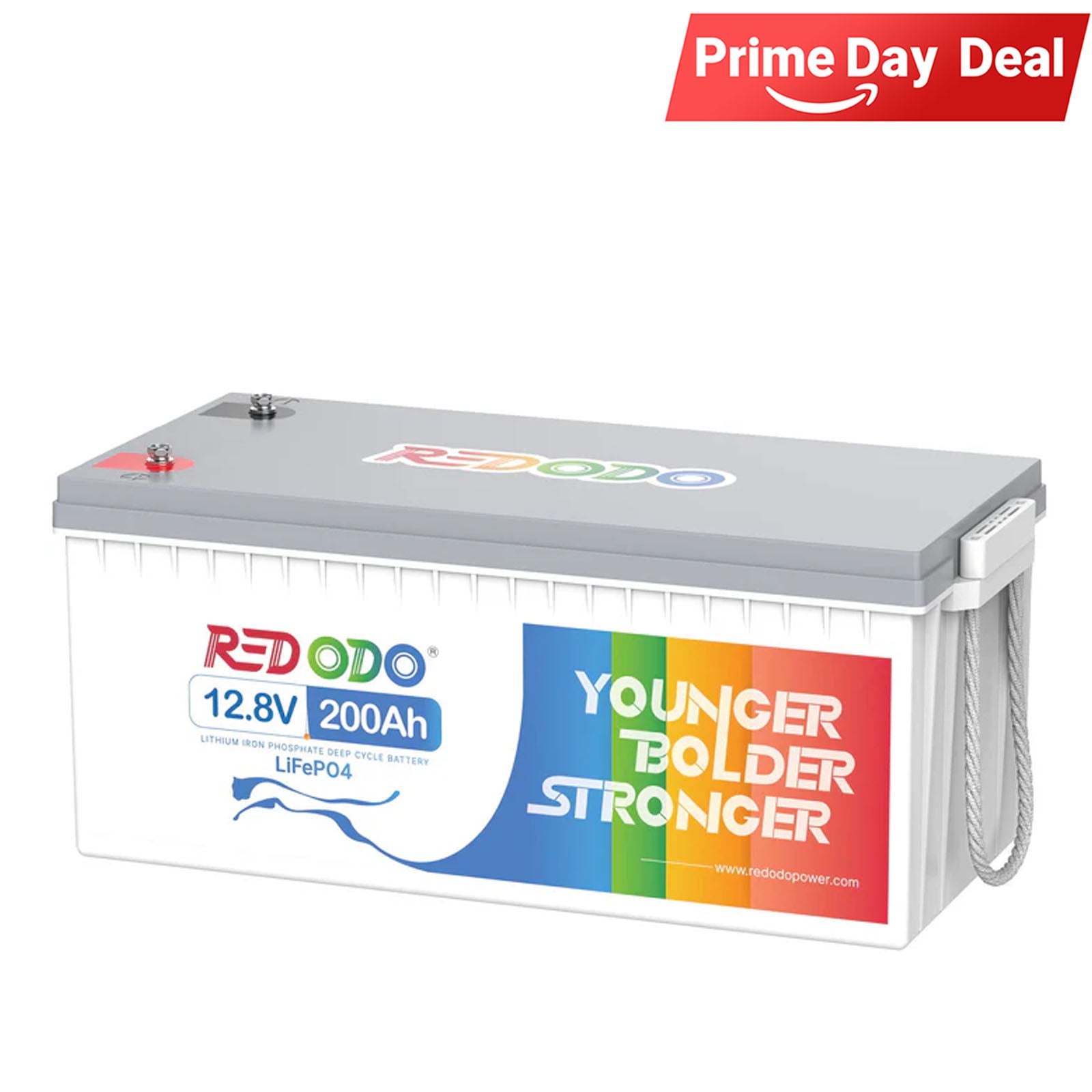 ⚡[$369 after Subscription] Redodo 12V 200Ah Lithium LiFePO4 Battery | 1280W Load Power | For RV, Solar, Off-Grid