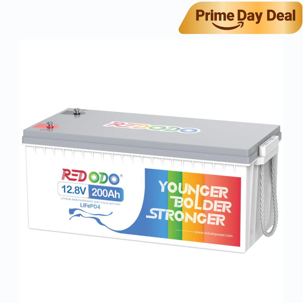 ⚡[Now $369] Redodo 12V 200Ah Lithium LiFePO4 Battery | 1280W Load Power | For RV, Solar, Off-Grid