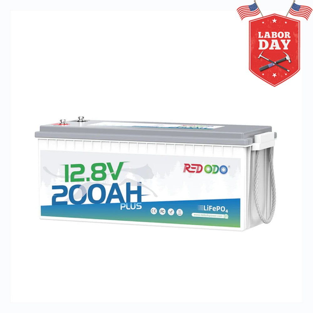 ⚡[Final $399] Redodo 12V 200Ah Plus Deep Cycle Battery | 2560W Load Power | For Solar Home, RV, Marine