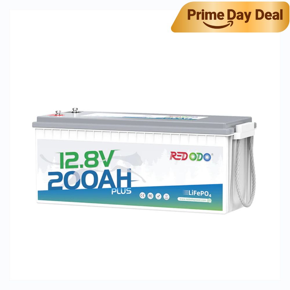 ⚡[Now $389] Redodo 12V 200Ah Plus Deep Cycle Battery | 2560W Load Power | For Solar Home, RV, Marine