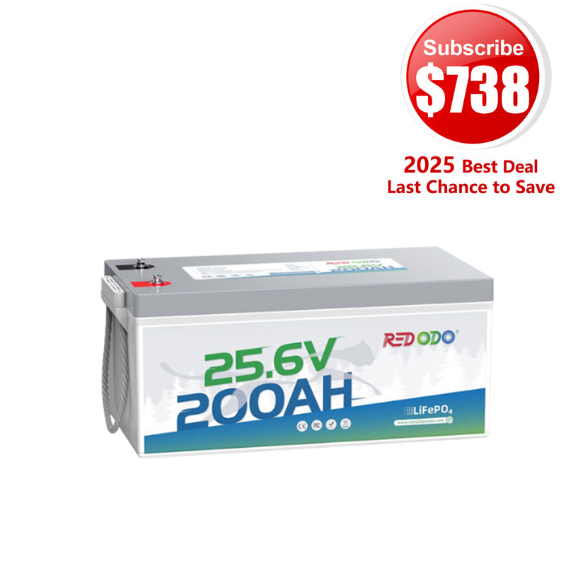 【Pre-order】Redodo 24V 200Ah LiFePO4 Lithium Battery | Marine, Solar Home, Home Back up