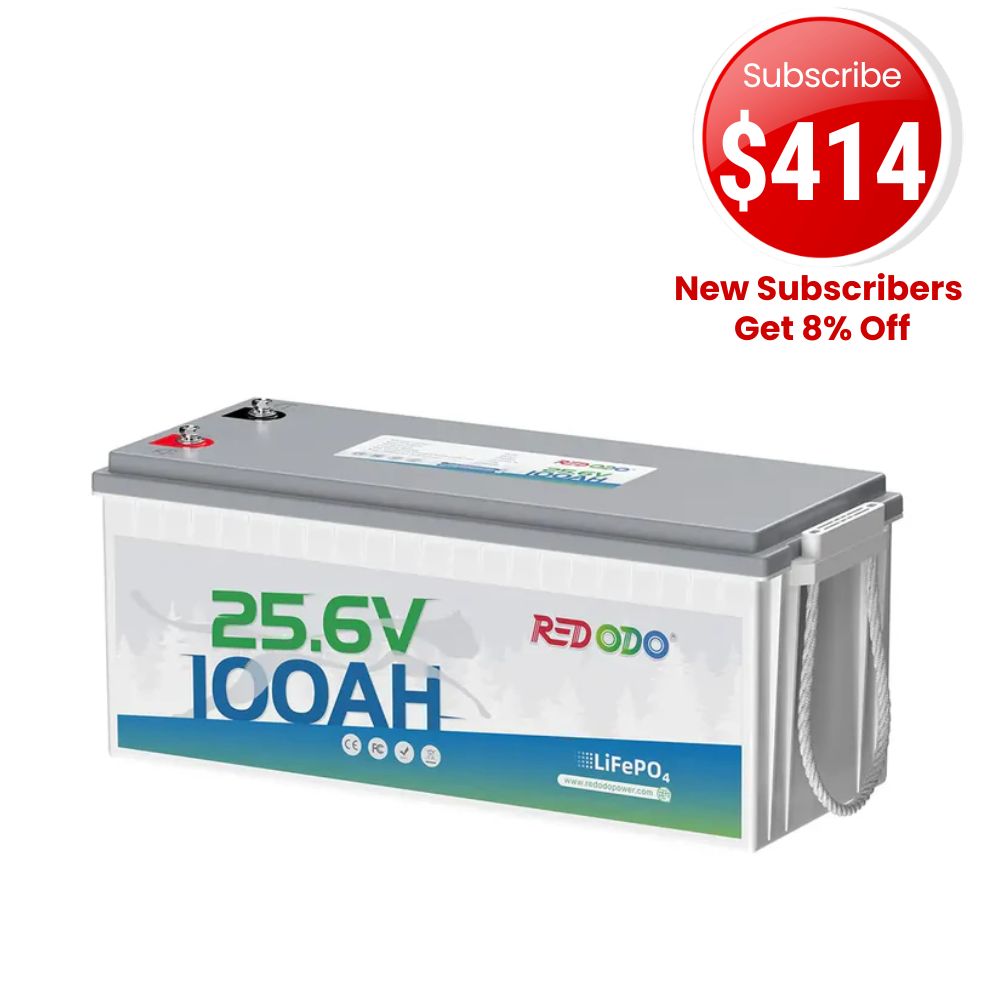 🔥【Extended Deal】Redodo 24V 100Ah LiFePO4 Lithium Battery  | Marine, RV, Solar Home, Home Backup