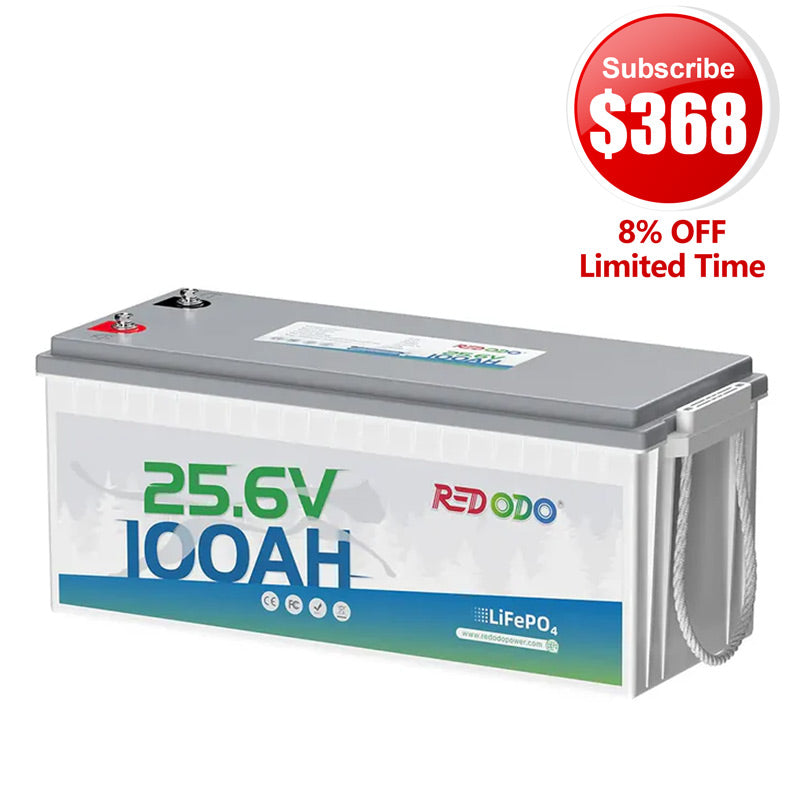 Redodo 12V 100Ah LiFePO4 Lithium Battery - Good Condition, 5 Yr Warranty, For RV, Marine & Solar
