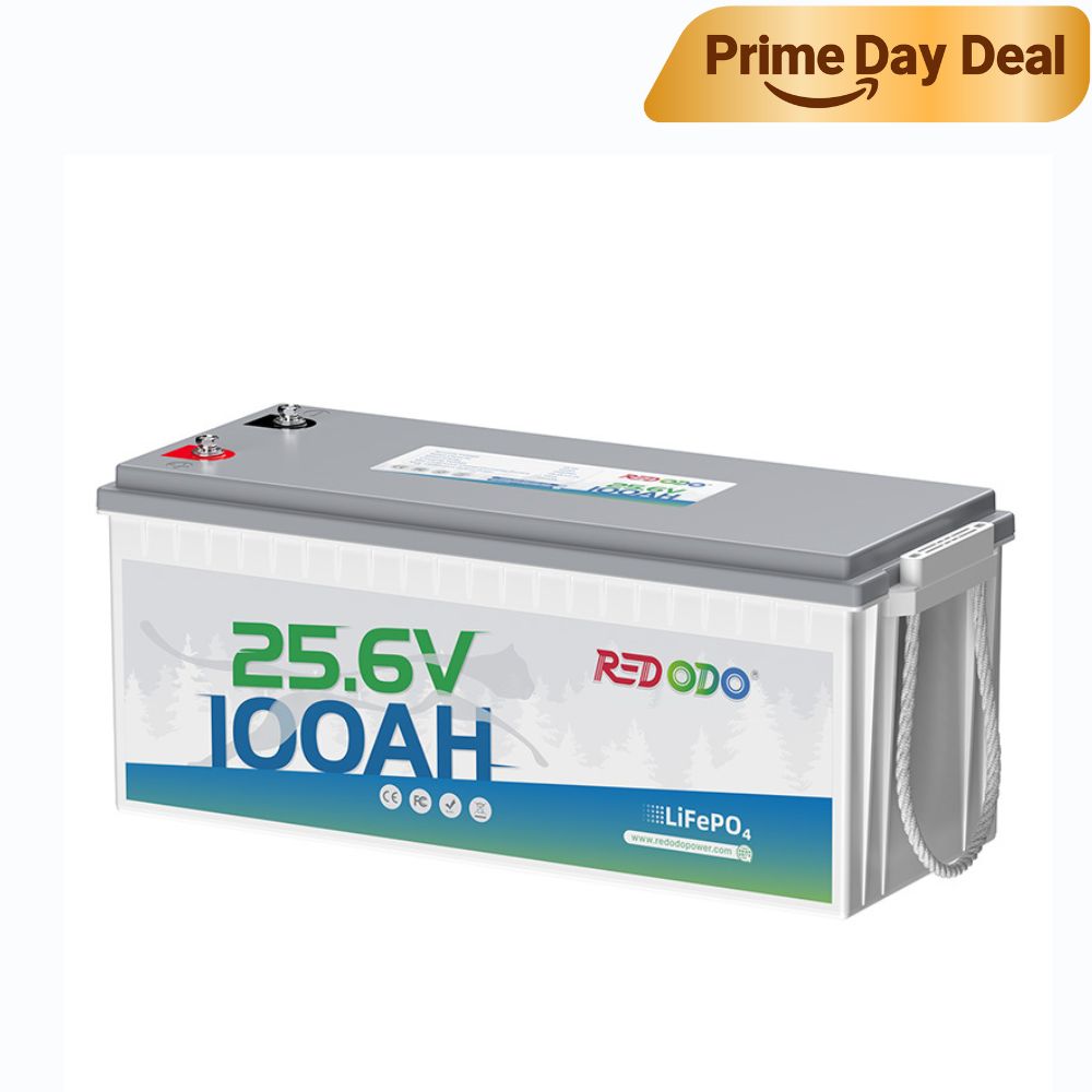 ⚡[Now $379] Redodo 24V 100Ah LiFePO4 Lithium Battery  | Marine, Solar Home, Home Back up