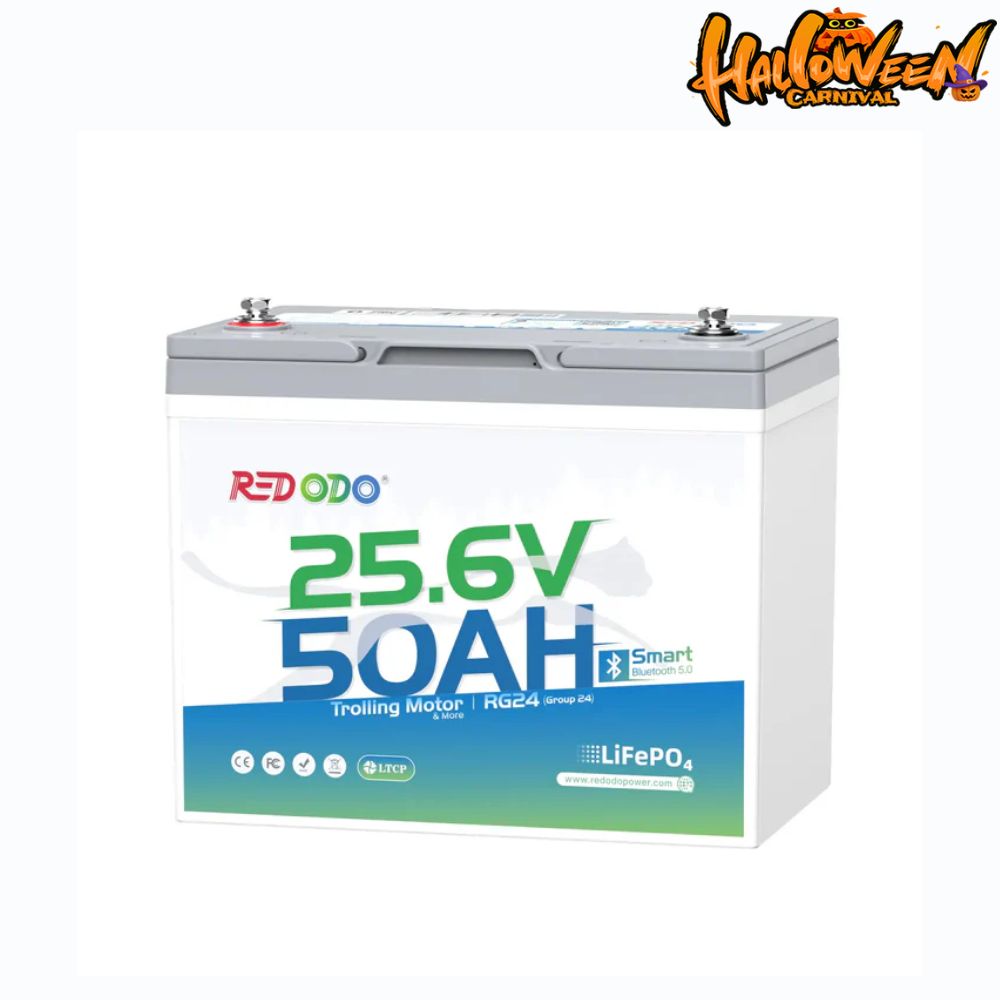【Final $242】Redodo 24V 50Ah Bluetooth Trolling Motor Battery | For 24V Trolling Motors with up to 100 lbs