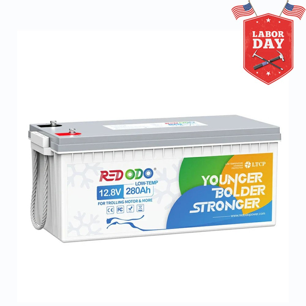 ⚡[Final $465] Redodo 12V 280Ah LiFePO4 Battery | Low Temp Protection | For RV, Marine, Solar