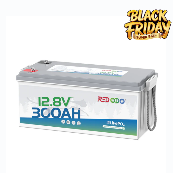 Redodo 12V 300Ah deep cycle lithium battery