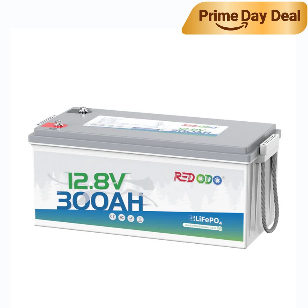 ⚡[Now $493] Redodo 12V 300Ah Lithium LiFePO4 Battery | Replaces 6*12V 100Ah AGM Batteries | RV, Marine, Solar
