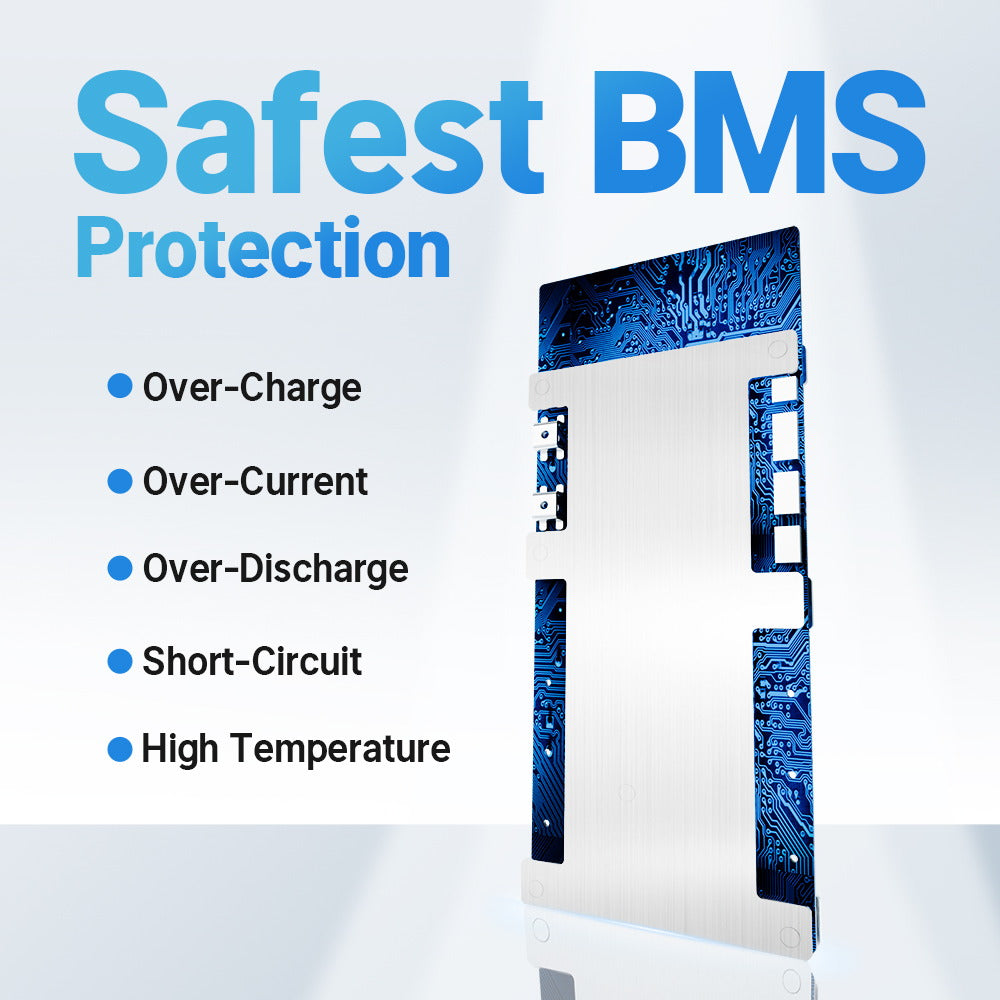 300ah lithium battery with 200A BMS multi-protection & grade A cells