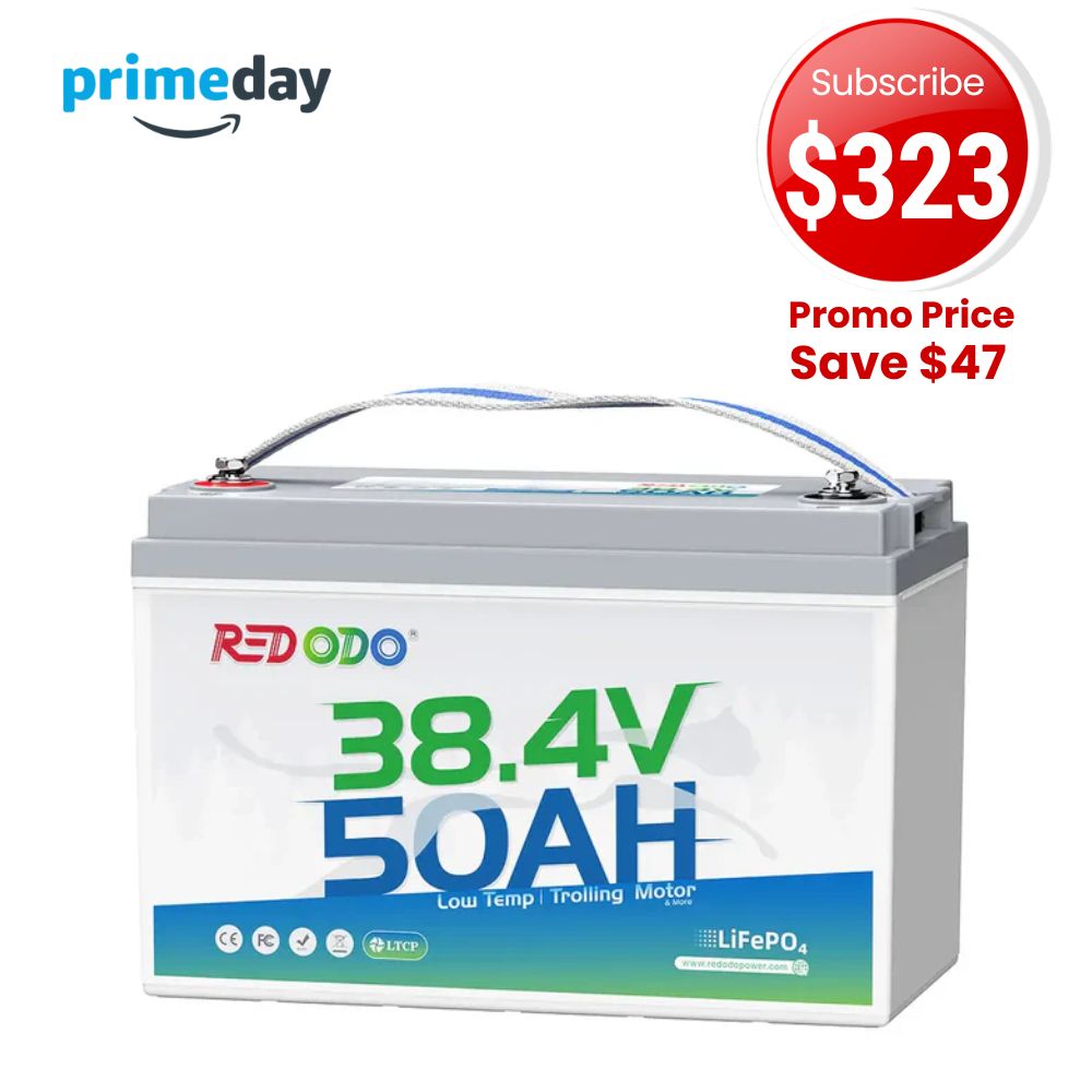 🔥【Prime Big Deal】Redodo 36V 50Ah Lithium Trolling Motor Battery for 36V Trolling Motors with 100-120 lbs